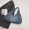 Fashionable denim casual shoulder bag, new trendy and specially designed trendy underarm bag, women's daily shopping bag