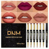 6Pcs Matte Nude Brown Lip Liner and Lipstick Set Kit - Long Lasting Waterproof 24 Hour Lipstick and Lip Liners Combo with Lip Stains for Halloween, Women's Makeup Essentials