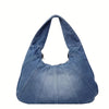 Fashionable denim casual shoulder bag, new trendy and specially designed trendy underarm bag, women's daily shopping bag