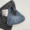 Fashionable denim casual shoulder bag, new trendy and specially designed trendy underarm bag, women's daily shopping bag