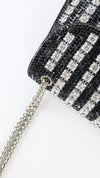 Vibrant Rhinestone Clutch Bag - Luxurious Chain Shoulder Bag with Dazzling Shiny Finish and Exquisite Glittering Details - Perfect for Stylish Women, Ideal for Glamorous Parties, Formal Prom Events, Elegant Banquets, and Even