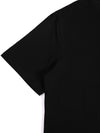 Women's Chic Pearl Lip Print T-Shirt - Casual Black Tee with Short Sleeves, Round Neckline, Breathable & Machine Washable - Ideal for Spring & Summer Fashion, Casual Wear|Round Neckline Top|Glossy Texture