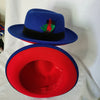 bowler hat Men fedora red bottom fedora for women and men  party hat  men hat for winter elastic band felt hat  jazz church hat