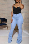 Fall 2020 New High Waist Flare Jeans For Women Casual Skinny Lifting Hips Denim Long Pants Fashion Stretch Jeans S-3XL