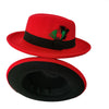 bowler hat Men fedora red bottom fedora for women and men  party hat  men hat for winter elastic band felt hat  jazz church hat