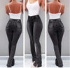 Hot Sale High Waist Flare Jeans For Women Fashion Skinny Lifting Butt Elastic Denim Long Pants S-2XL Global Drop Shipping