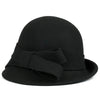 Brand New Wool Skipper Flat Top Hat For Women Felt Wide Brim Fedora Hat Laday Prok Pie Chapeu De Feltro Bowler Gambler