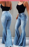 Hot Sale High Waist Flare Jeans For Women Fashion Skinny Lifting Butt Elastic Denim Long Pants S-2XL Global Drop Shipping