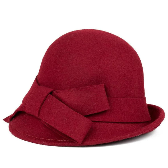 Brand New Wool Skipper Flat Top Hat For Women Felt Wide Brim Fedora Hat Laday Prok Pie Chapeu De Feltro Bowler Gambler