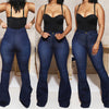 Fall 2020 New High Waist Flare Jeans For Women Casual Skinny Lifting Hips Denim Long Pants Fashion Stretch Jeans S-3XL