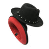 bowler hat Men fedora red bottom fedora for women and men  party hat  men hat for winter elastic band felt hat  jazz church hat