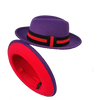 bowler hat Men fedora red bottom fedora for women and men  party hat  men hat for winter elastic band felt hat  jazz church hat