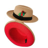 bowler hat Men fedora red bottom fedora for women and men  party hat  men hat for winter elastic band felt hat  jazz church hat