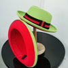 bowler hat Men fedora red bottom fedora for women and men  party hat  men hat for winter elastic band felt hat  jazz church hat