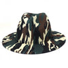 Fedora Wide Brim Print Tie Dye Men's and Women's Tweed Fashion Panama Hat Retro Gradient Jazz Hat Fedora Men