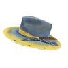 Homburg Top Hat with Exotic Ribbon Victorian Age Wool Top Hat Classical Rancher Hat for Boy Men Adults Wool