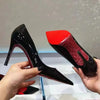 New Pointed Toe High Heels Women 2024 New Sole Pumps Red Bottom High Heels Plus Size Women Wedding Shoes Bride Platform Heels