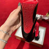 New Pointed Toe High Heels Women 2024 New Sole Pumps Red Bottom High Heels Plus Size Women Wedding Shoes Bride Platform Heels