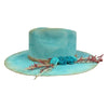 Homburg Top Hat with Exotic Ribbon Victorian Age Wool Top Hat Classical Rancher Hat for Boy Men Adults Wool