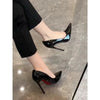 New Pointed Toe High Heels Women 2024 New Sole Pumps Red Bottom High Heels Plus Size Women Wedding Shoes Bride Platform Heels