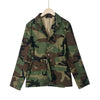 Women OL Work Long Sleeve Notched Neck Blazers Street INS Camouflage Print Belt Blazers Tops Street Outwear Coats