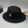 bowler hat Men fedora red bottom fedora for women and men  party hat  men hat for winter elastic band felt hat  jazz church hat