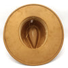 Suede Fedora Hats for Women 9.5cm Wide Brim Panama Western Cowboy Hat Gold Circle Men Autumn Winter Jazz Church Sombrero Caps