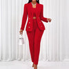 High Waist 2 Pcs/Set Stylish Slim Cardigan Lady Business Two-Piece Set Office Lady Business Suit Cardigan   for Work