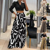 2024 Spring Summer Woman Long Pants Office Lady Fashion Elegant Casual Loose Print Wide Leg Pants For Women 2024 Khaki Trousers