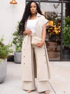 2 Piece Women Sets 2024 New Arrival Summer Autumn Matching Sets Solid Color Two Pieces Sets Top Pants Suits Outfits Clothing