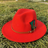 Suede 2023 New Fedora Men's and Women's Hat Autumn Panama Jazz Hat British Style Elegant Retro Fedora Wide brim Hat