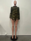 Shirt Coats Women Full Sleeve Tops Jackets Camouflage Casual Coat Turn Down Collar Single Breasted Y2k Streetwear Hole Jacket