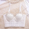 Women Tank Tops Sexy Sequined Diamond Bra Woman Clothes Push Up Bustier Club y2k Crop Top Party Ladies Corset Blusas Ropa Mujer