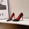 New Pointed Toe High Heels Women 2024 New Sole Pumps Red Bottom High Heels Plus Size Women Wedding Shoes Bride Platform Heels