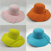 Elegant Ladies Rhinestone Fedora Hat Dome Hepburn Style Party Wedding Cap Felt Hat Women's Church Hat Large Brim Bucket Hat