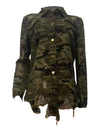 Shirt Coats Women Full Sleeve Tops Jackets Camouflage Casual Coat Turn Down Collar Single Breasted Y2k Streetwear Hole Jacket