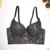 Women Tank Tops Sexy Sequined Diamond Bra Woman Clothes Push Up Bustier Club y2k Crop Top Party Ladies Corset Blusas Ropa Mujer