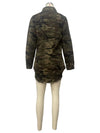 Shirt Coats Women Full Sleeve Tops Jackets Camouflage Casual Coat Turn Down Collar Single Breasted Y2k Streetwear Hole Jacket