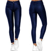 New Women PU Leather Pants Black Sexy Stretch Bodycon Trousers Women High Waist Long Casual Pencil Pants Plus Size XS-4XL