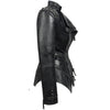 Fashion SX Women's Crocodile Rivet PU Jacket Perfect Shape Motorcycle Bicycle Jacket