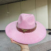 Ethnic style suede fedora hat retro fashion large brim hat men women hat top hat flat soft hat wholesale sombrero hombre шляп