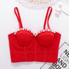 Women Tank Tops Sexy Sequined Diamond Bra Woman Clothes Push Up Bustier Club y2k Crop Top Party Ladies Corset Blusas Ropa Mujer
