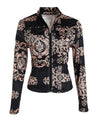 Tops Women 2023 Trendy Fashion Spring New Floral Ombre Print Long Sleeve Button Down Casual Daily Shirt All-Match