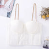 Women Tank Tops Sexy Sequined Diamond Bra Woman Clothes Push Up Bustier Club y2k Crop Top Party Ladies Corset Blusas Ropa Mujer