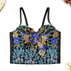 Women Tank Tops Sexy Sequined Diamond Bra Woman Clothes Push Up Bustier Club y2k Crop Top Party Ladies Corset Blusas Ropa Mujer