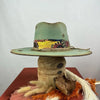 Ethnic style hats with worn out woven straps, pure wool felt hats, outdoor fashionable wool hats