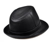 New 2023 Man High Quality Genuine Leather Formal Hat Jazz Gentleman Cow Skin Short Brim Black/Brown Top Hat Male Shows Perform