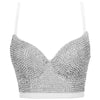 Women Tank Tops Sexy Sequined Diamond Bra Woman Clothes Push Up Bustier Club y2k Crop Top Party Ladies Corset Blusas Ropa Mujer