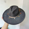 Ethnic style suede fedora hat retro fashion large brim hat men women hat top hat flat soft hat wholesale sombrero hombre шляп