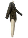 Shirt Coats Women Full Sleeve Tops Jackets Camouflage Casual Coat Turn Down Collar Single Breasted Y2k Streetwear Hole Jacket